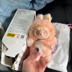 Fluffy Peach Monster Pet Toy